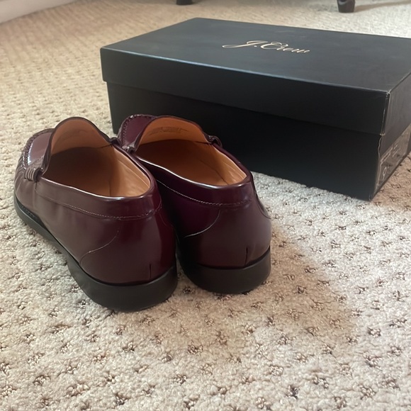 Jcrew penny loafers. Color- burgundy! Worn a few times. Great condition!! - Picture 3 of 4